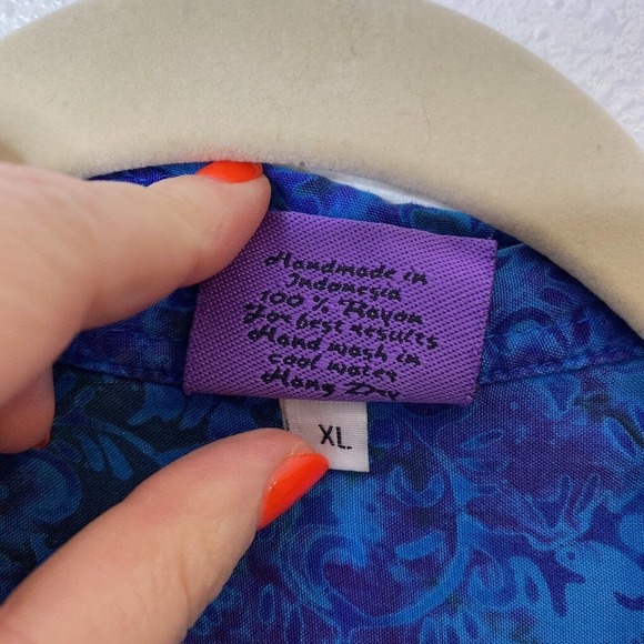 Swift Originals Handmade‎ Short Sleeve Button Up Shirt XL - Picture 3 of 5